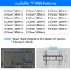 Amer Mounts Fixed Heavy Duty Low Profile Flat Panel Wall Mount, Max Panel Weight 132lbs designed for most of 49-100+ inch LED, LCD, OLED Flat Screen Panels, Supports up to VESA 800x600mm BIGASSMOUNT60 view 4
