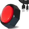 U-Likee USB Recordable Buttons - 8MB Memory - Make Your Own Button by Uploading Audio Files - Support 100+ Recordings Playback view 1