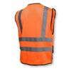Type R Class 2 Heavy Duty Surveyor Safety Vest with Zipper view 2