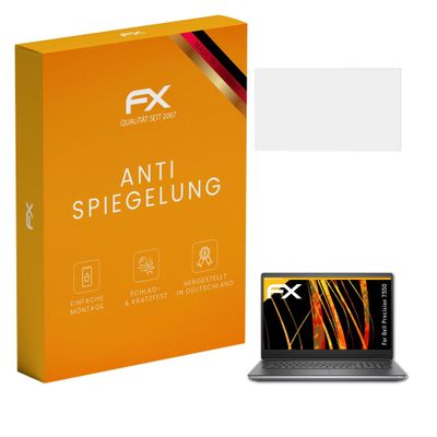 atFoliX Screen Protector compatible with Dell Precision 7550 Screen Protection Film, anti-reflective and shock-absorbing FX Protector Film (2X)