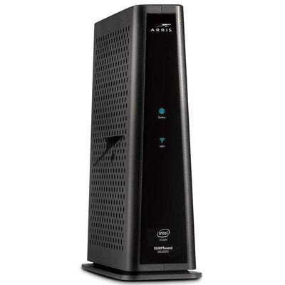 ARRIS - SURFboard DOCSIS 3.1 Cable Modem & Dual-Band Wi-Fi Router Black (Renewed)