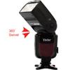 Fully Automatic Flash Light with Tilt & Swivel Head for Nikon D3500 D3400 D3300 D5600 D5500 D5300 D850 D780 D750 D7500 D7200 Z6 Z7 Z50-2.4GHz I-TTL view 3