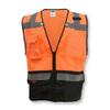Type R Class 2 Heavy Duty Surveyor Safety Vest with Zipper view 3