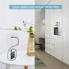 Outlet Wall Mount for Blink Sync Module 2,Simple Mount Bracket Holder for All-New Blink Outdoor and All-New Blink Indoor Home Security Camera with Easy Mount Short Cable (2Pack,White) view 2