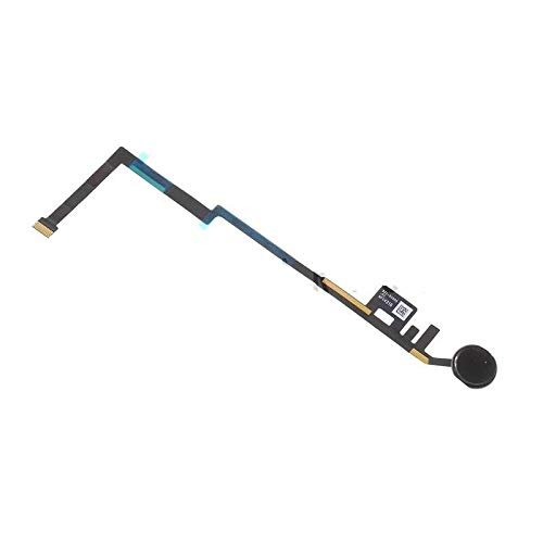 ePartSolution_ Replacement Part for Home Button Menu Key Button Flex Cable Ribbon Connector for iPad 5th Gen A1822 A1823 | iPad 6 6th Gen A1893 A1954 USA (Black)