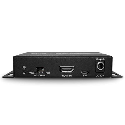 Alfatron ALF-CHKA2 HDMI 2.0 Audio De-embedder/Extractor for 4K@60 Hz, 18Gbps with HDMI 1 Input, 1 Output, Perfect for Easy Audio Conversion
