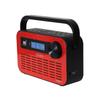 JENSEN JEP-250 Portable Digital AM/FM Weather Radio with Weather Alert and 2-Way Charging, Red, JEP-250 view 2