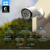 Amcrest 5MP Outdoor POE Camera 2592 x 1944p Bullet IP Security Camera, IP67, 132 Viewing Angle, Human & Vehicle Detection, Tripwire & Intrusion, 5-Megapixel, IP5M-B1186EW-AI-V3 (White) view 2