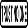 3" Trust No One Decal Funny Anti Government Helmet Hard Hat Motorcycle 3M Reflective Sticker view 1