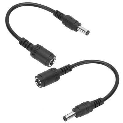2Pcs Converter Cable 7.4x5.0mm Female to 5.5x2.5mm Male Suitable for Short Distance Connection Premium ABS Material, Durable and Sturdy