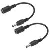 2Pcs Converter Cable 7.4x5.0mm Female to 5.5x2.5mm Male Suitable for Short Distance Connection Premium ABS Material, Durable and Sturdy view 3