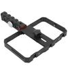 Estink Universal Phone Stabilizer Rabbit Cage, Suitable for 6. Mobile Phone, Black, 1/4 inch Screw Mount, Cold Shoe view 1