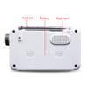 Shower Radio Speaker, AM/FM Radio with LCD Display,Portable Stereo Radio with Earphone Port for Home, Beach,Hot Tub, Bathroom, Outdoor view 4