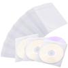 600PCS CD DVD Sleeves, FULANDL Premium CD Double-Sided Refill Plastic Sleeve for CD and DVD Storage Binders (White) view 1