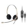 Wired USB Headset with Noise-Canceling Microphone for PC, Lightweight Office USB Headphones for Call Center Office Remote Work, for Teams Zoom WebEx Calls, E-Learning & Dictation, Long Cable 7.7ft view 1