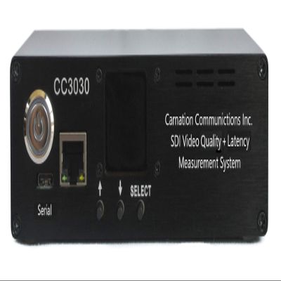 Carnation Communications Inc. CC3030 SDI/HDSDI/4K 1.5G/3G/6G Video Quality PSNR + Latency Delay Measurement/Test/Analysis