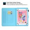 7 Inch Universal Case, GSFY Pretty Folio Stand Protective Case Leather Pocket Cover with Stylus Holder for Samsung/Kindle/Huawei/Lenovo/Nook 7.0 Inch Tablet - Moon view 3