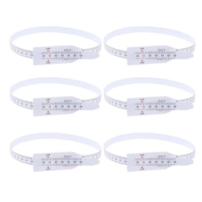 Scicalife 6 Piece Head Circumference Measuring Tape Flexible Infant Head Circumference Tape Measure for Newborn Baby and Arm Measurement Portable Plastic Measure Ruler for Home or Clinic Use