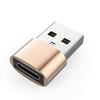 2PCS USB 3.0 (USB-A) Male to USB3.1 (Type-C) Female Rose Gold Adapter Converter view 1