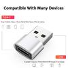2PCS USB 3.0 (USB-A) Male to USB3.1 (Type-C) Female Rose Gold Adapter Converter view 3