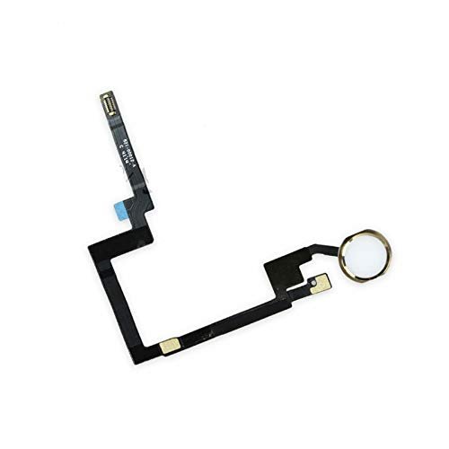 ePartSolution Replacement for iPad mini 3 A1599 A1600 Home Button Module Menu Key Flex Cable USA (Gold)