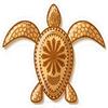 Polynesian Turtle - Pack of 4 - StickerVinyl Waterproof Sticker Decal Car Laptop Wall Window Bumper Sticker view 1