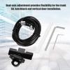 RB-400 Car Antenna Mount Bracket with 5m PL259 Extension Cable for Mobile Radio Car Clip Mount Trunk Lid/Hatchback/Door Mount view 4