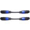 CNCESS CESS-124 Speakon Female to Female Connector Jack 2 Pole Straight Coupler Cable for Speaker/Amp, 2 Pack view 3