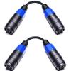 CNCESS CESS-124 Speakon Female to Female Connector Jack 2 Pole Straight Coupler Cable for Speaker/Amp, 2 Pack view 4