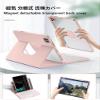 GOOVEN Keyboard Case for iPad 9th 8th 7th Gen 10.2 inch with Mouse 360 Rotating Multi-Angle Stand Magnetic Detachable Bluetooth Keyboard Clear Back Cover,Yellow BlueSquare Key view 4