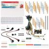 Electronics Component Starter Kit, Projects Learning Basic Starter Kit, Large Quantity for DIY Electronics Enthusiasts Learn Electronic Components view 3