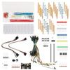 Electronics Component Starter Kit, Projects Learning Basic Starter Kit, Large Quantity for DIY Electronics Enthusiasts Learn Electronic Components view 4