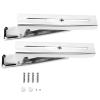 Microwave Wall Mount Bracket, Stainless Steel Collapsible L Angle Wall Mounted Shelf, Retrackable Foldable Rack Work Bench for Home Kitchen Garden (Set of 2) view 1
