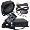 Evershine Signal 12V/24V 100W Police Siren PA System Kit with Plug-to-Work Wirings Slim Speaker Handheld Microphone Warning Emergency Sirens for Vehicles Tow Truck UTV ATV Van Car POV RV view 1