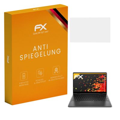 atFoliX Screen Protector compatible with HP Envy x360 15-ee0257ng Screen Protection Film, anti-reflective and shock-absorbing FX Protector Film (2X)