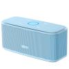 DOSS SoundBox Touch Wireless Bluetooth Speaker-12W HD Sound with Rich Bass, IPX5 Waterproof, 20H Playtime, Handsfree, for Gatherings, Home, Office, Outdoor, Travel-Light Blue view 1