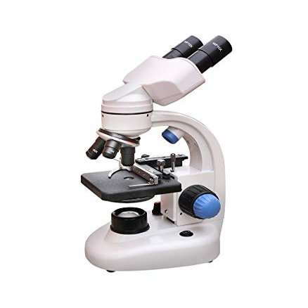 SISHUINIANHUA 2000X Binocular Microscope LED Lighted Biological Microscope Educational Student Science Experiment