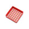 HFSECURITY Anodized Aluminum Alloy Metal Switch Test Frame Box with Acrylic Cover 6x6 Shaft Tester for Cherry Gateron Kailh Outemu Box (Red) view 1