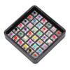 HFSECURITY Anodized Aluminum Alloy Metal Switch Test Frame Box with Acrylic Cover 6x6 Shaft Tester for Cherry Gateron Kailh Outemu Box (Black) view 2