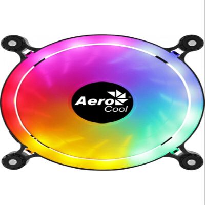 Aerocool Ventilateur de boitier Spectro RGB 12cm (Noir)