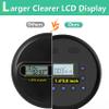 MONODEAL Rechargeable Portable CD Player with Built-in Speakers, CD Player for Car and Personal Use, Anti-Skip Player with Headphones view 2
