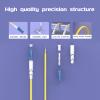 Buacoz 40Meters 130ft LC/UPC-LC/UPC Single-Mode Fiber Optic Cable LC to LC OS2 Jumper Optical Patch Cord Simplex 9/125um Yellow LC-LC view 3