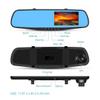 1080P HD Car Rearview Mirror Dash Cam, Front and Rear Dual Lens Car Camera, Loop Recording, Night Vision, Waterproof Backup Rear View Camera view 2