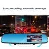1080P HD Car Rearview Mirror Dash Cam, Front and Rear Dual Lens Car Camera, Loop Recording, Night Vision, Waterproof Backup Rear View Camera view 4