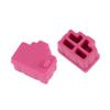 uxcell 20pcs RJ45 Silicone Protectors Ethernet Hub Port Anti Dust Cap Cover, Rose Red view 1