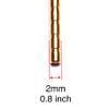 CNCESS CESS-130 Pin Screw Type Banana, Speaker Pin Plugs for Speaker Wire, 2mm Screw Pin to Binding Post Adapter, 4 Pack (Red & Black) view 2