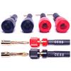 CNCESS CESS-130 Pin Screw Type Banana, Speaker Pin Plugs for Speaker Wire, 2mm Screw Pin to Binding Post Adapter, 4 Pack (Red & Black) view 4