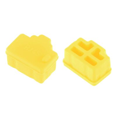 uxcell 20pcs RJ45 Silicone Protectors Ethernet Hub Port Anti Dust Cap Cover, Yellow