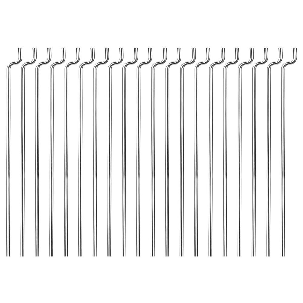 uxcell 1.2mm x 340mm (13.3 Inch) Steel Z Pull/Push Rods Parts for RC Airplane Plane Boat Replacement (Pack of 20)