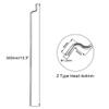 uxcell 1.2mm x 340mm (13.3 Inch) Steel Z Pull/Push Rods Parts for RC Airplane Plane Boat Replacement (Pack of 20) view 2